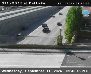 SB 15 at Del Lago bridge