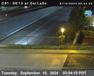 SB 15 at Del Lago bridge