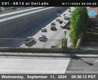 SB 15 at Del Lago bridge