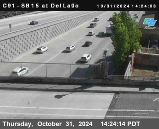 SB 15 at Del Lago bridge