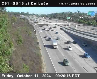 SB 15 at Del Lago bridge