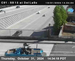 SB 15 at Del Lago bridge