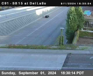 SB 15 at Del Lago bridge