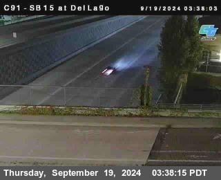 SB 15 at Del Lago bridge