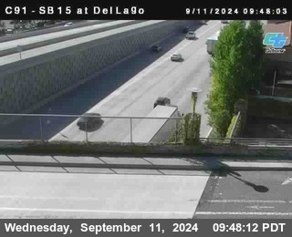 SB 15 at Del Lago bridge