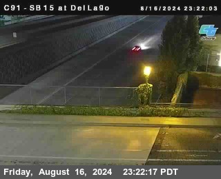 SB 15 at Del Lago bridge