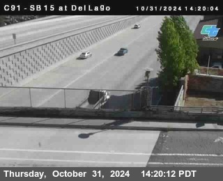 SB 15 at Del Lago bridge