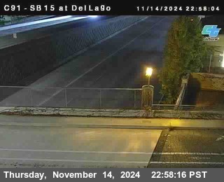 SB 15 at Del Lago bridge