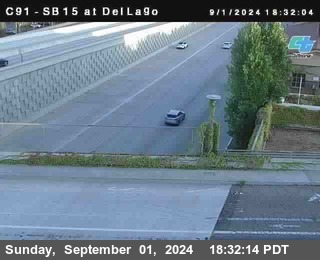 SB 15 at Del Lago bridge