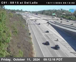 SB 15 at Del Lago bridge