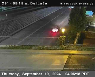 SB 15 at Del Lago bridge