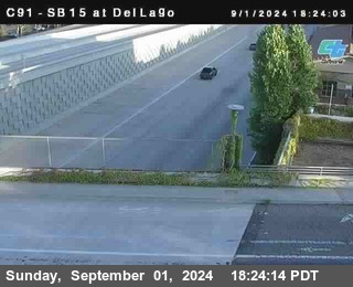 SB 15 at Del Lago bridge