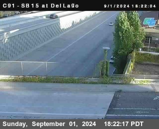 SB 15 at Del Lago bridge