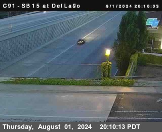 SB 15 at Del Lago bridge