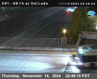 SB 15 at Del Lago bridge