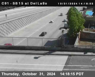 SB 15 at Del Lago bridge