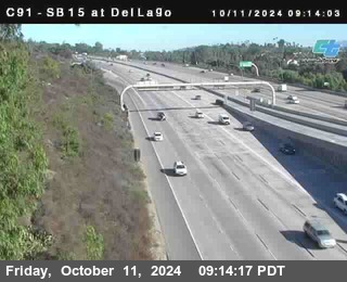 SB 15 at Del Lago bridge