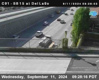 SB 15 at Del Lago bridge