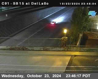 SB 15 at Del Lago bridge