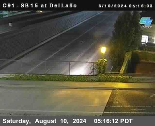 SB 15 at Del Lago bridge