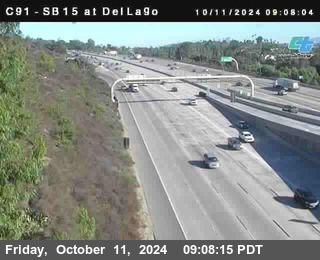 SB 15 at Del Lago bridge