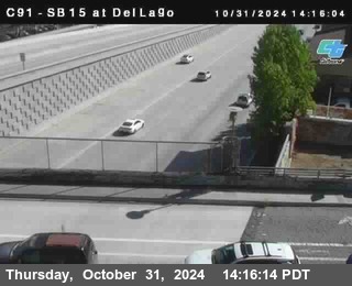 SB 15 at Del Lago bridge