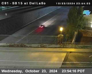 SB 15 at Del Lago bridge