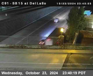 SB 15 at Del Lago bridge