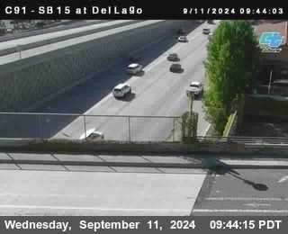 SB 15 at Del Lago bridge