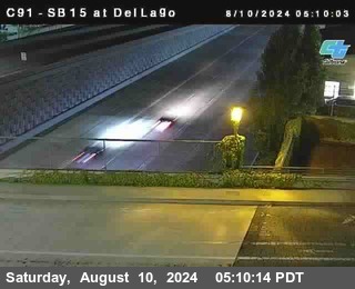 SB 15 at Del Lago bridge