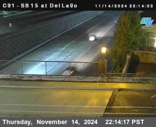 SB 15 at Del Lago bridge