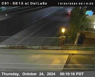 SB 15 at Del Lago bridge