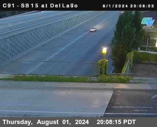 SB 15 at Del Lago bridge