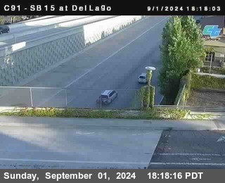 SB 15 at Del Lago bridge