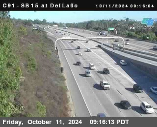 SB 15 at Del Lago bridge