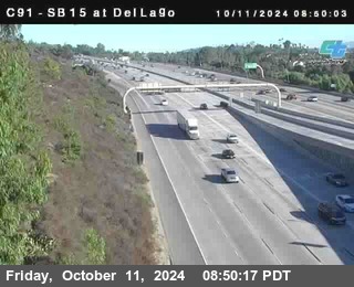 SB 15 at Del Lago bridge