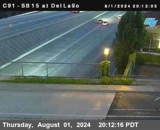 SB 15 at Del Lago bridge