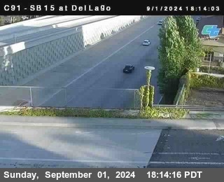 SB 15 at Del Lago bridge