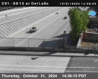 SB 15 at Del Lago bridge