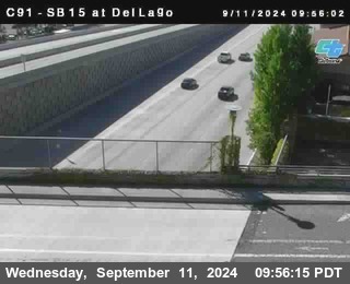 SB 15 at Del Lago bridge