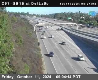 SB 15 at Del Lago bridge