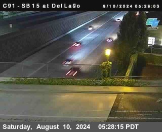 SB 15 at Del Lago bridge