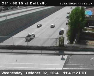 SB 15 at Del Lago bridge