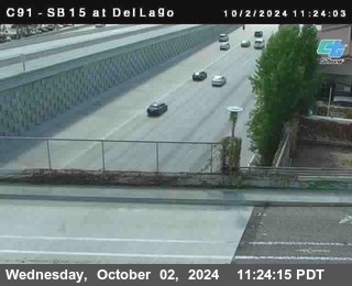 SB 15 at Del Lago bridge