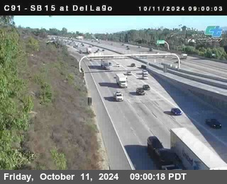 SB 15 at Del Lago bridge