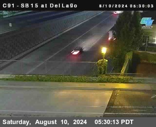 SB 15 at Del Lago bridge