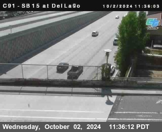 SB 15 at Del Lago bridge