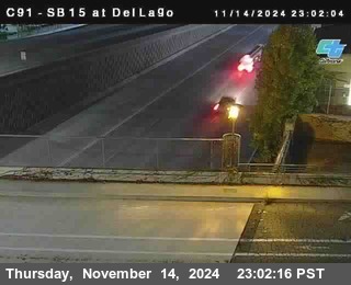 SB 15 at Del Lago bridge