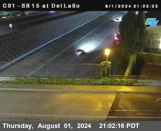 SB 15 at Del Lago bridge