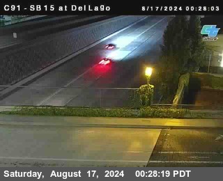 SB 15 at Del Lago bridge